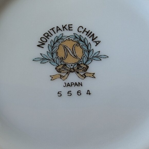 Noritake Blue Bell Sugar Bowl With Lid & Creamer Set Porcelain Fine China, #5564 - Picture 8 of 9